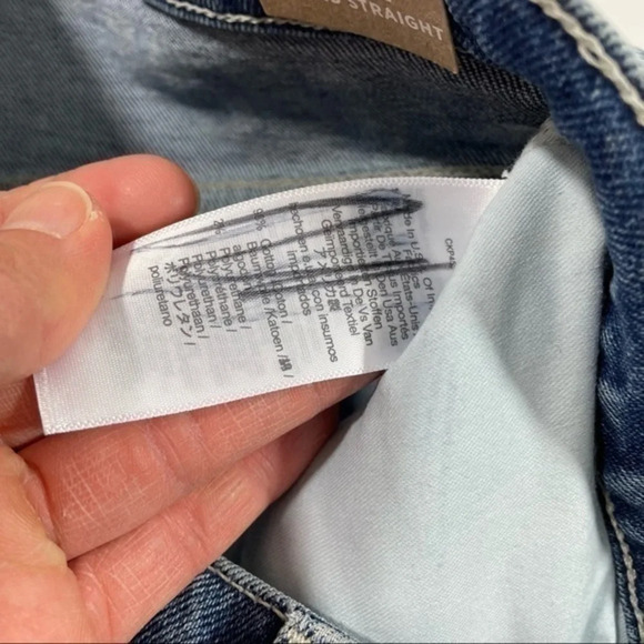 New Madewell Rivet & Thread High Rise Relaxed Straight Jeans - Picture 5 of 11